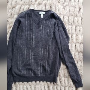 Wilke-Rodriguez  mens Size Large wool blend gray sweater